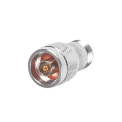 RF INDUSTRIES,LTD Adaptador en Línea, de Conector N Macho Inverso a N Hembra, Níquel/ Oro/ Teflón. MOD: RP-1016