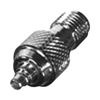 RF INDUSTRIES,LTD Adaptador en Linea de Conector SMA Hembra Inverso a MMCX Macho, Oro/ Oro/ Teflón. MOD: RP-3408-1