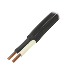 INDIANA Cable Eléctrico de Uso Rudo 2 Hilos Calibre 12 AWG, Hasta 600 V. Rollo de 100 m. MOD: RQ34/100M
