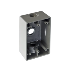 RAWELT Caja Condulet FS de 3/4" (19.05mm) con tres bocas a prueba de intemperie. MOD: RR-0282