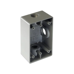 RAWELT Caja Condulet FS de 1" ( 25.4 mm) con tres bocas a prueba de intemperie. MOD: RR-2743