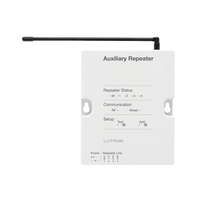 LUTRON ELECTRONICS Repetidor Auxiliar para controlador principal RRMAINREP 120V MOD: RRAUXREP