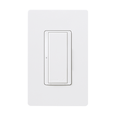 LUTRON ELECTRONICS (RadioRA2) Interruptor Inteligente On/Off, requiere cable neutro. 8A, /120V, compatible con RA2Select y RR3. RRD8ANSWH