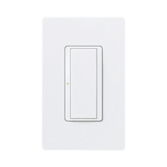 LUTRON ELECTRONICS Switch on/off RRD-8S-DV-WH de doble voltaje, un solo polo 120V/, 8A/, 1/10HP 3A en motores, apaga y enciende iluminación ó motor, NO requiere cable neutro. MOD: RRD8SDVWH