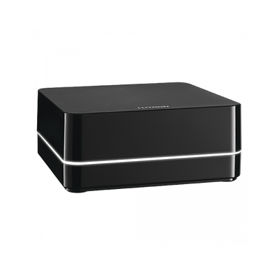 LUTRON ELECTRONICS (RA2 Select) HUB controlador principal, 100 dispositivos, 4 repetidores, compatible con dispositivos de control RadioRA2 RRSELREP2BL