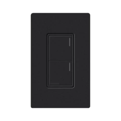 LUTRON ELECTRONICS (RadioRa3) Botonera Sunnata Negro 2 escenas para Radio RA3, programe escenas diferentes en cada botón. MOD: RRSTW2BMN