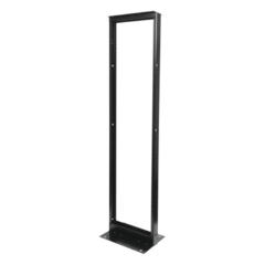 SIEMON Rack de Dos Postes Estándar de 19", Numerado, Fabricado en Acero y 45 Unidades de Rack, Color Negro MOD: RS1-07-S