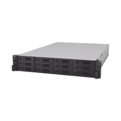 SYNOLOGY Servidor NAS para Rack (2 U) de 12 Bahías (Expandible a 36 Bahías) / Hasta 648 TB / 8 GB RAM / Servicio Nube Gratis (P2P) / Administración Remota y Respaldo Programado RS3621XSPLUS