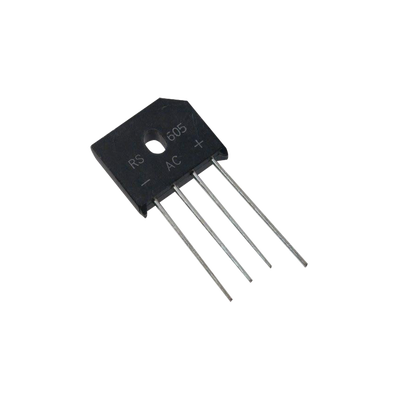 SYSCOM Puente Rectificador en Línea de 6 Amp., 600 PIV, Silicio, 420 RMS. MOD: RS-605