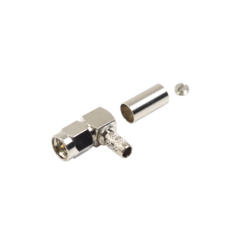 RF INDUSTRIES,LTD Conector SMA Macho en A/R de anillo plegable para cable RG-142/U. MOD: RSA-3010-C1