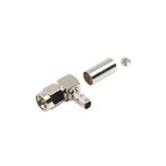 RF INDUSTRIES,LTD Conector SMA Macho en A/R de anillo plegable para cable RG-142/U. MOD: RSA-3010-C1