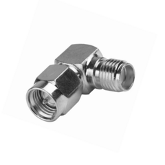 RF INDUSTRIES,LTD Adaptador en Ángulo Recto, de Conector SMA Macho a SMA Hembra Níquel/ Oro/ Teflón. MOD: RSA-3402
