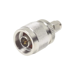 RF INDUSTRIES,LTD Adaptador en Línea de Conector SMA Macho a N Macho, Níquel/ Oro/ Teflón. MOD: RSA-3453