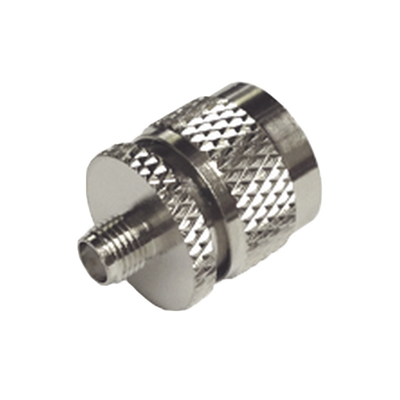 RF INDUSTRIES,LTD Adaptador en Línea de Conector SMA Hembra a UHF Macho (PL-259), Níquel/ Oro/ Teflón. MOD: RSA-3474