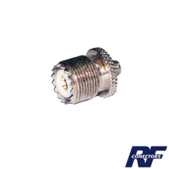 RF INDUSTRIES,LTD Adaptador en Línea de Conector SMA Hembra a UHF Hembra (SO-239), Níquel/ Oro/ Teflón. MOD: RSA-3475