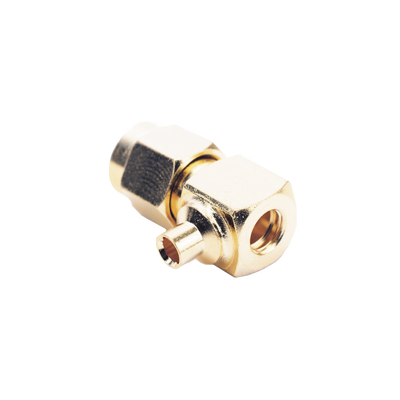 RF INDUSTRIES,LTD Conector SMA Macho en A/R para cable Semi-Rígido de 0.085" de Diámetro , Oro/ Oro/ Teflón.. MOD: RSA-3510-1--085