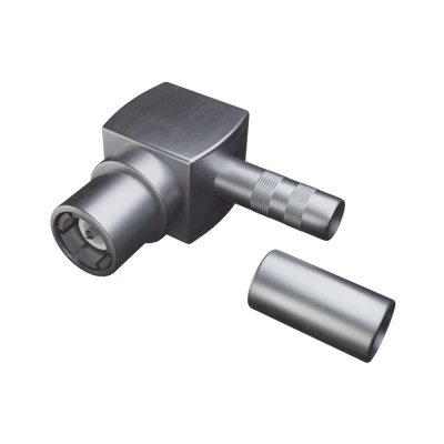 RF INDUSTRIES,LTD Conector SMB Macho en A/R de Anillo Plegable para RG-316/U, Grupo B1, Oro/ Oro/ Teflón.​ MOD: RSB-4010-1B1