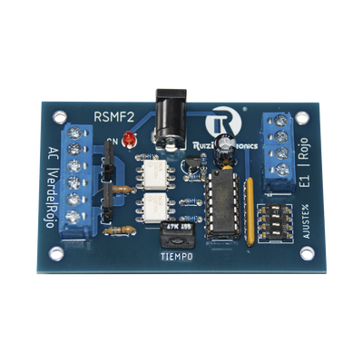 Ruiz Electronics Tarjeta de Control para Semáforos tipo Aduana con opción siempre rojo MOD: RSMF2R