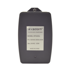 SYSCOM Transformador de 24 Vca, 50 VA Cuenta con Fusible Interno Fácilmente Intercambiable (UDL004) MOD: RT2450L