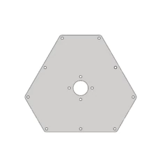 ROHN Placa Superior para Torre RSL sección 3 y 4. MOD: RTP-34