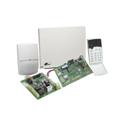 CROW Panel de Alarma RUNNER de 4 a 8 Zonas con Comunicador Ethernet RUNNER4/8-IP