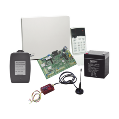 CROW Kit de Alarma RUNNER8/16 con Comunicador MN02LTEMV3, Gabinete, Batería y Trasmformador MOD: RUNNER-8-MINI