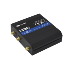 TELTONIKA Router LTE, Slot para SIM, 2 puertos Ethernet 10/100 Mbps, Wi-Fi 2.4 GHz, Interfaz Amigable, Bandas B1, B2, B3, B4, B5, B7, B8, B28 MOD: RUT240