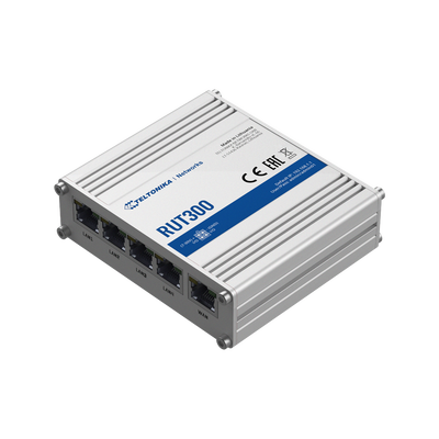 TELTONIKA Router Industrial VPN, 5 Puertos 10/100 Mbps MOD: RUT300