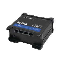 TELTONIKA Router LTE dual SIM, 4 puertos Ethernet, conectorizado, Bandas B1, B2, B3, B4, B5, B7, B8, B28 MOD: RUT950