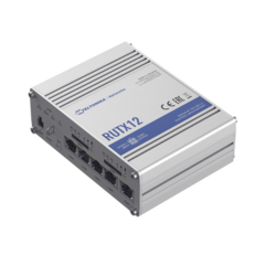 TELTONIKA Router Industrial LTE (4.5G) cat 6, Doble Modem y doble SIM, GNSS, carcasa industrial MOD: RUTX12