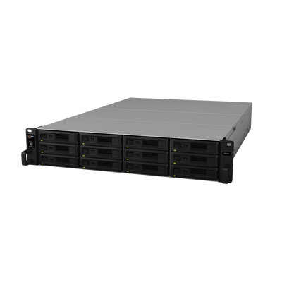 SYNOLOGY Unidad de expansión de 12 bahías / Para uso en rack MOD: RX-1217