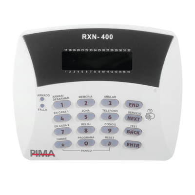 PIMA Teclado alfanumérico de 32 caracteres programador PIMA MOD: RXN-400