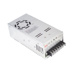 MEANWELL Fuente de poder, industrial de CD, 15 Volts, 1,7 Amp, 25 Watts con gabinete. MOD: S-25-15