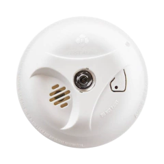 FIRST ALERT Detector de Humo Autónomo, No Requiere Panel, LED de Escape, Sensor por Ionización, Batería 9 V reemplazable MOD: SA304CN3