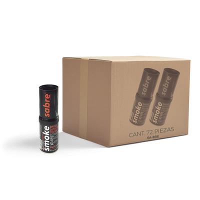 SDI Caja de 72 latas de humo sintético en aerosol para probar detectores de humo manualmente SABRE-BP
