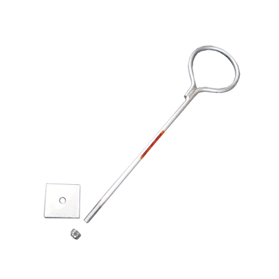 SYSCOM TOWERS Ancla de Losa o Pared de 65 cm. de 3/4" de Grosor Galvanizada por Inmersión en Caliente. MOD: SAR-45G