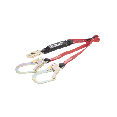 VARIOS Cable Amortiguador de Caída con Doble Gancho de Sujeción. Ideal para Escalar Torres o Estructuras. MOD: SAWDG18