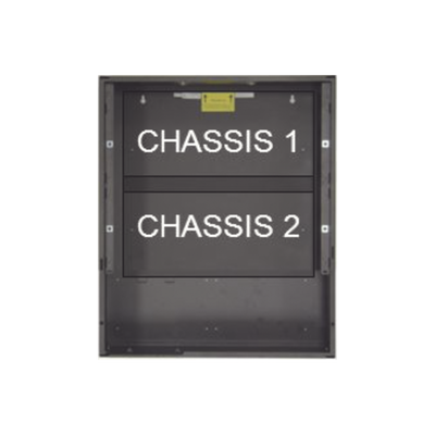 NOTIFIER Gabinete de 2 Niveles / para Paneles NOTIFIER / Color Negro MOD: SBB-B4