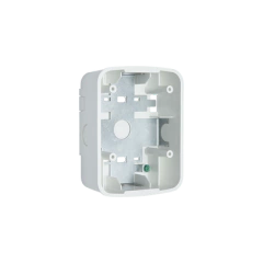SYSTEM SENSOR Caja de Montaje en Pared para Bocina y Bocina con Lampara Estroboscopica, Color Blanco MOD: SBB-SPW-L