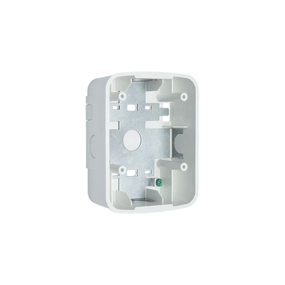 SYSTEM SENSOR Caja de Montaje en Pared para Bocina y Bocina con Lampara Estroboscopica, Color Blanco MOD: SBB-SPW-L