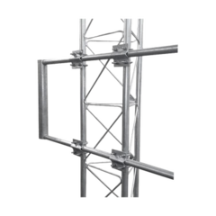SYSCOM TOWERS Brazo Uso Rudo para Torre STZ Galvanizado Electrolítico de 170 x 60 cm Tubo 2" Ced 30. S-BLUE