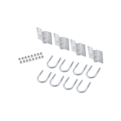 SYSCOM TOWERS 4 pzs. de Herraje Individual Tubo - Tubo compatible con SBLUE-G. MOD: S-BLUE-G-BRA