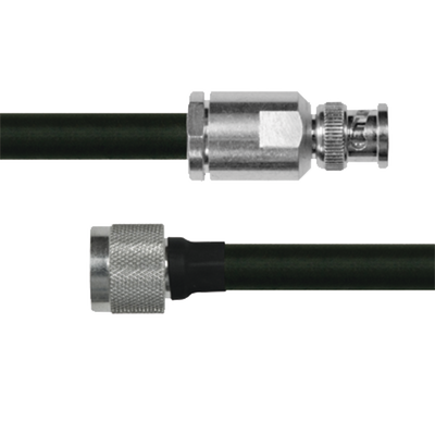 EPCOM INDUSTRIAL Cable Coaxial RG-214/U de 110 cm, en 50 Ohm, 0.425", CD-4 GHz, con Conectores BNC Macho a N Macho. MOD: SBNC-214-N-110