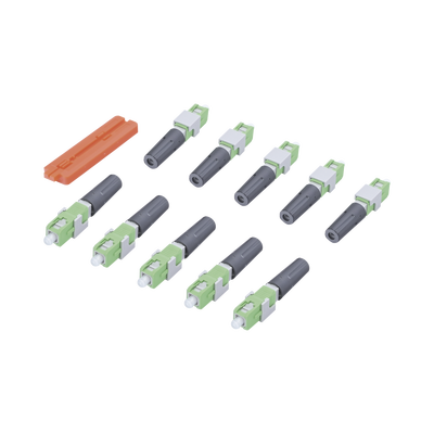 TEMPO Conector Mecánico Monomodo SC/APC Pre-pulido 3mm (Bolsa con 10 PIEZAS) MOD: SCAPCMCS10