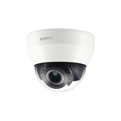 Hanwha Techwin Wisenet Cámara Domo Interior Híbrida (AHD, CVBS) 2 Megapixeles (1080p) Lente Varivocal 2.8 - 12 mm / IR 20M MOD: SCD-6083R