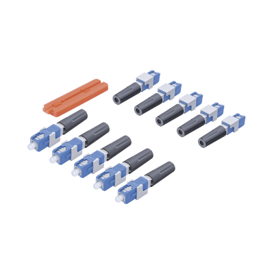 TEMPO Conector mecánico Monomodo SC/UPC Pre-pulido 3mm (Bolsa con 10 PIEZAS) MOD: SCUPCMCM10