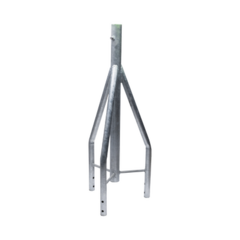 SYSCOM TOWERS Tramo de Remate (Copete) para Tramo STZ-35G Galvanizado por Inmersión en Caliente con Opresores para Pararrayo. MOD: SCZ-35-PG