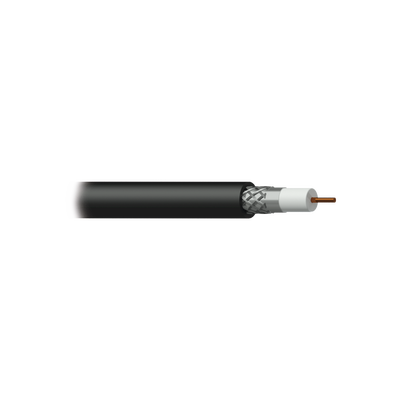 VIAKON Bobina de cable coaxial RG6U de 100 metros con malla de aluminio al 60 %, Calibre 18. Hecho en México. MOD: SD35