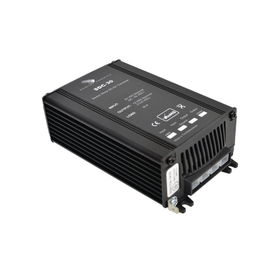 SAMLEX Convertidor de CD-CD, Entrada: 20-35 Vcc, Salida 13.8 Vcc 30 A. MOD: SDC-30