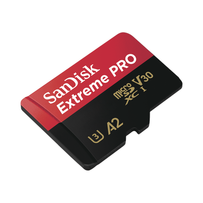 SANDISK Memoria Micro SD de 128 GB / EXTREME PRO / Uso en Drones - Action Cam - Cámaras Fotograficas / Incluye Adaptador MOD: SDS128EX